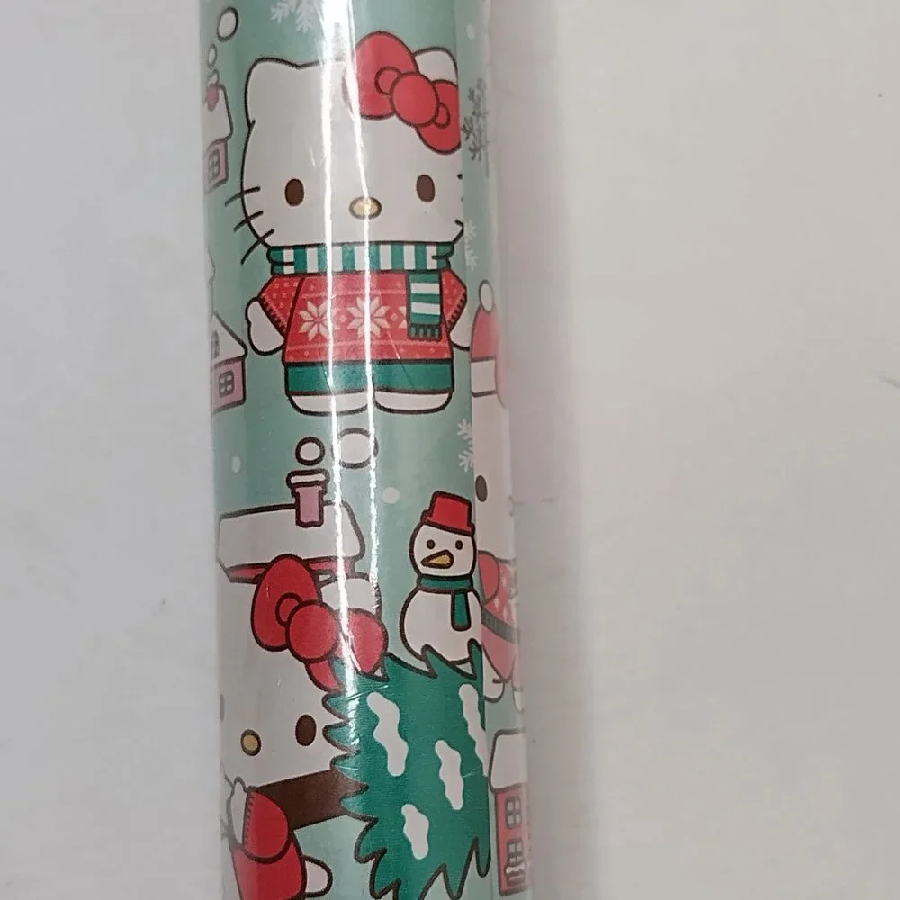 Hello Kitty by Sanrio Christmas Wrapping Paper 3ft x 2yds (20 sf) New in Package